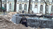 Ремонт и реставрация фонтана в Большом дворе Государственного Эрмитажа (19)