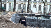 Ремонт и реставрация фонтана в Большом дворе Государственного Эрмитажа (2)
