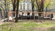Ремонт и реставрация фонтана в Большом дворе Государственного Эрмитажа (8)